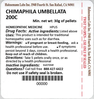 Chimaphila Umbellata 200C 30g.jpg Chimaphila Umbellata 200C 30g - Chimaphila Umbellata 200C 30g